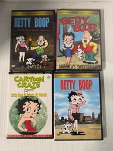 Lot Of 4 Betty Boop Digitally Restored Classic Collection DVD'S 2002 & 2004 EC - Picture 1 of 2