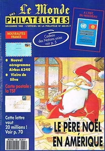 Le Monde Des Philatelistes   N°480   dec 1993: Père noël en amérique - Picture 1 of 1