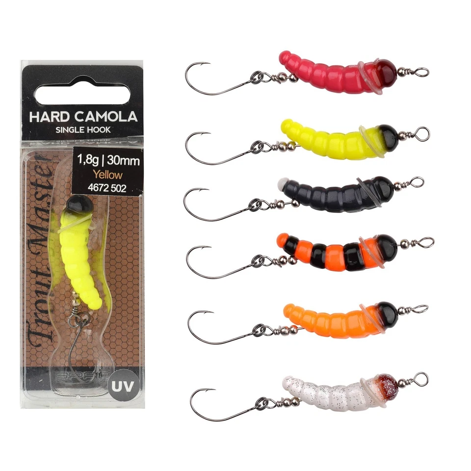 SPRO TM Trout Master HARD CAMOLA Bienenmaden Wobbler Forellenköder Kunstmaden - Bild 1 von 1