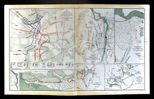 Civil War Map Battle Stone's River Murfreesboro Tennessee Grand Gulf Sabine Pass