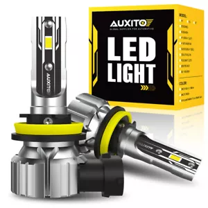 AUXITO H11 LED Headlight Kit Low Beam Bulbs Super Bright 6500K White 1000000LM - Picture 1 of 13
