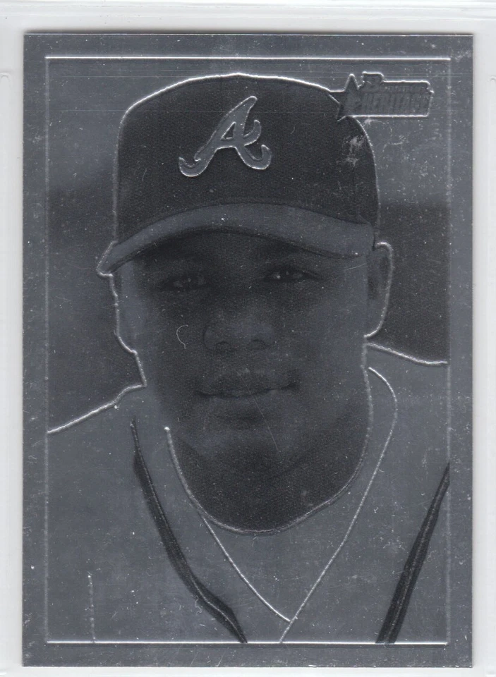 2001 Bowman Heritage Chrome #96 Andruw Jones Braves nrmt-mt - Image 1 of 1