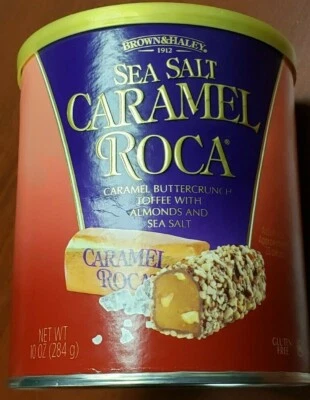 Brown & Haley Sal Marina Caramelo Roca Buttercrunch Toffee con Almendras 10oz - 3/2026 Foto 1 de 4