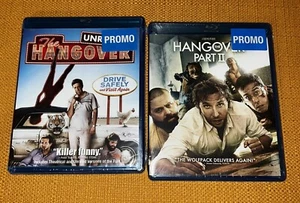 The Hangover Unrated & The Hangover Part 2, New Sealed Blu-Ray Lot Promo Discs - Picture 1 of 2