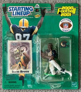 ISAAC BRUCE 2000-01 Hasbro Starting Lineup Extended Series NFL Figure RAMS - Picture 1 of 3