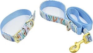 Petzilla Nylon Dog Collar and Leash Set, Strong & Durable Basic Style Leash - Picture 1 of 3