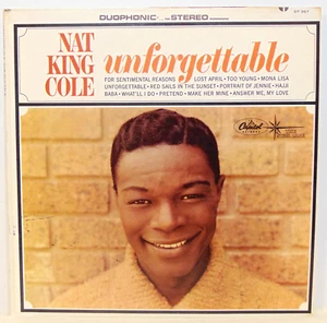 Nat King Cole – Unforgettable - Capitol Records DT-357 Vocal/Jazz Vinyl LP VG+ - Picture 1 of 9