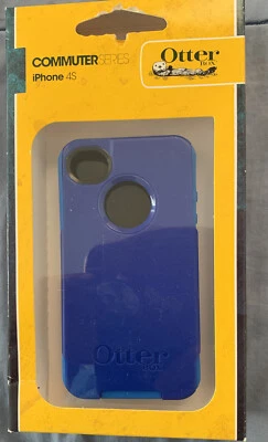 Funda Otterbox Commuter Serie Apple iPhone 4 4S Doble Capa Púrpura/Azul Militar Foto 1 de 3