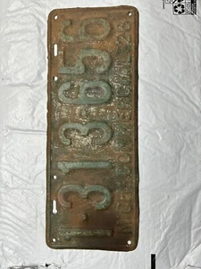 Vintage Automobile License Plate Michigan Commercial 1928 Green - Picture 1 of 10