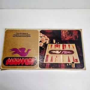 Vintage 1975 Backgammon Game by Selchow & Righter Company Complete EXCELLENT - Picture 1 of 8