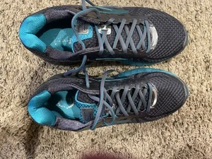 Brooks Shoes Womens 12 Ariel 16 Running Sneakers 1202191B453 Blue Mesh Lace Up - Picture 1 of 8