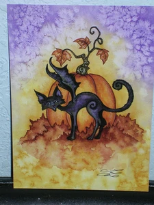 Amy Brown - Black Cat - Mini Print - SIGNED - Picture 1 of 1