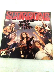 CLASSIC ROCK METAL 2 LP RECORD SET Scorpions World Wide Live Polygram VG+ NICE! - Picture 1 of 8