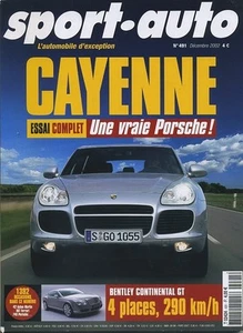 SPORT AUTO n°491 12/2002PORSCHE CAYENNE BMW M5 AUDI RS6 JAGUAR XKR - Imagen 1 de 1