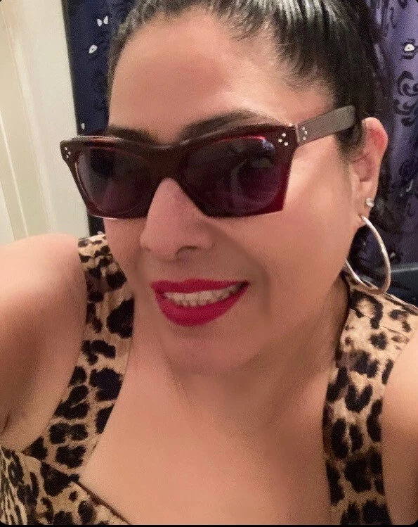 Vintage inspired 1950s Rockabilly/Goth sunglasses - Image 1 of 4