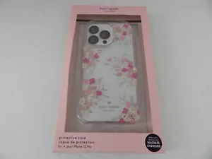 Kate Spade Protective Case for iPhone 13 Pro Floral/Clear/Crystal/Multi New - Picture 1 of 7