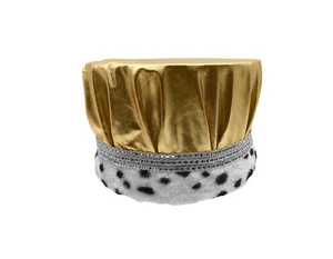 Adult King Queen Prom Formal Pageant Crown Folding Collapsible Top Hat Costume - Picture 1 of 22