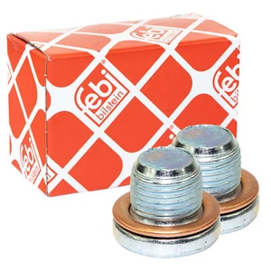 Ölablassschraube 2 X M14 x 1,25 für Citroen C4 Ford Kuga Peugeot 407 Volvo V50 S - Bild 1 von 6