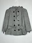 Oasis Wool Blend Pullover Belted Coat Women's Size 6 (165/88A)