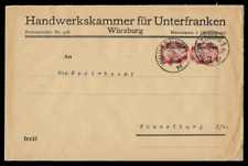 DR, 23. Aug 22, Würzburg, Handwerkskammer f. Unterfranken, Dienstbrief