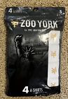 *NEW* *SEALED* Size S Men (28-30) Zoo York A-Shirts White Ribbed (4 Pack)