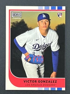 VICTOR GONZALEZ RC 2021 Topps Archives Snapshots #29 Dodgers ONLINE EXCLUSIVE - Picture 1 of 2