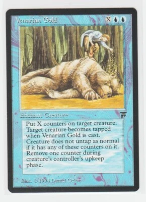 Magic the Gathering ~ MTG ~ 1x Venarian Gold ~ LEGENDS ~ M/NM - Image 1 of 2