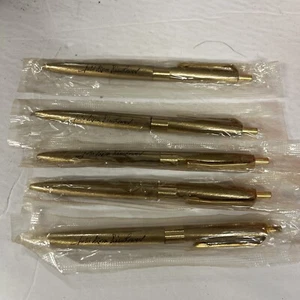 Set of 5 Vintage Richard Nixon Daughter Ball Point Pens Sealed In Wrappers - Picture 1 of 3