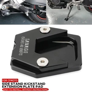 Side Stand Kickstand Extension Plate Pad For CFMOTO 450 CLC/NK/SR/SRS 450SS 2023 - Foto 1 di 24