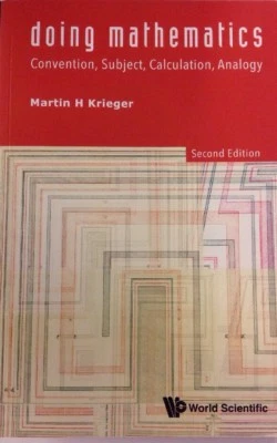 Doing Mathematics Convention Subject Calculation Analogy Martin Krieger 1998 PB - Image 1 of 3