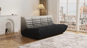 Tatami Bed Caterpillar Lazy Sofa Nap Couch 1 to 3 Seats Beanbag Chair Floor Sofa - Picture 1 of 60