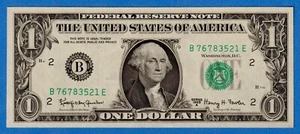 USA $1 Series 1963A P-443b - aUNC Banknote B 76783526 E ( New York) - Picture 1 of 2