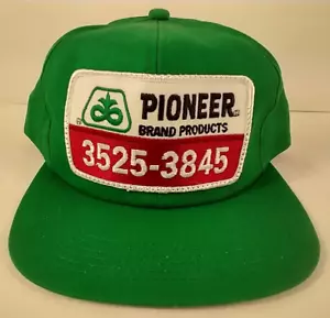Vintage Pioneer Patch Druckknopflasche grüne Mütze K-Products 3525-3845 Verkäufermuster - Bild 1 von 8