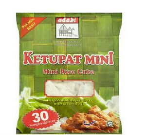 ADABI  Ketupat Mini Rice Cubes 30 Pieces X 20G Traditional Eid Malaysian Food