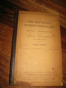1948 German French language translator hardcover "die deutche handelssprache " - Picture 1 of 2