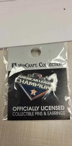 Houston Astros 2019 World Series ALCS Shaped Lapel Pin - Picture 1 of 1