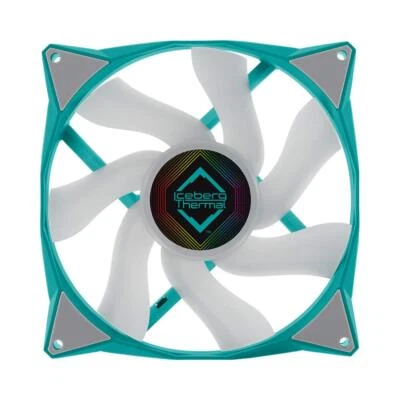 Iceberg Thermal ICEGALE14A-D0A IceGale - Case fan - ARGB - 140 mm - Teal - Image 1 of 4