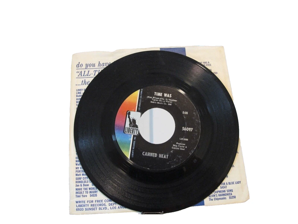45 RECORD - CANNED HEAT - THIS TIME - Image 1 of 1