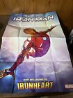 Marvel Comics Iron Man Iron Heart 2016 Promotional Promo 24" x 36" Poster Folded