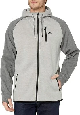 RIP CURL Men's DEPARTED ANTI SERIES Hoodie - GRY - Small - NWT - Image 1 of 2