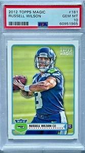 2012 Topps Magic #181 Russell Wilson RC Rookie PSA 10 GEM MINT - Picture 1 of 2