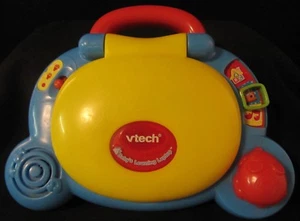 VTech Red Blue Yellow Baby's Learning Laptop ABC Story Time and Music Modes  - Picture 1 of 7