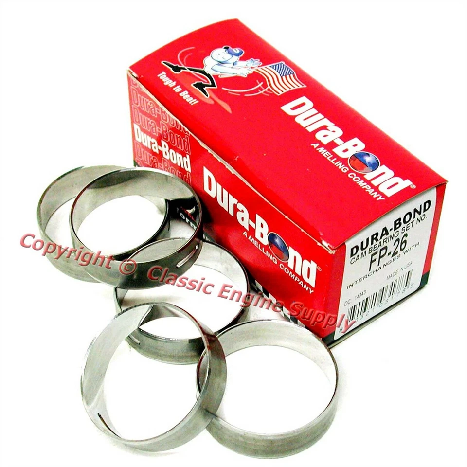 Nuevo juego de rodamientos de leva FP26 DuraBond Performance Ford sb 351C 351M 400 Cleveland Foto 1 de 1