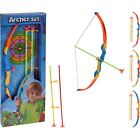 3 X Garden Archery Set Bow And Arrows Target Kids Outdoor Party Game Xmas Toy Gift