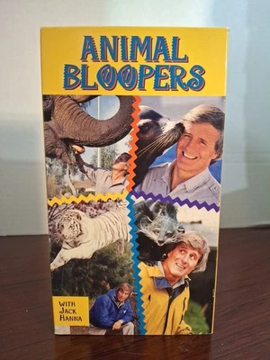 Animal Bloopers With Jack Hanna VHS VCR Video Tape Movie Used - Image 1 of 4