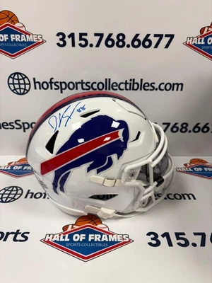 DAWSON KNOX SIGNED BUFFALO BILLS MIDI SPEED FLEX HELMET - BECKETT COA - Image 1 of 3