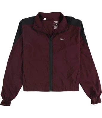 Chaqueta cortavientos Reebok Running Essentials para mujer, roja, pequeña Foto 1 de 2