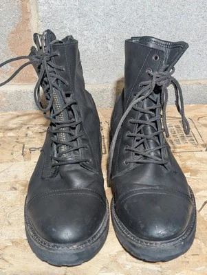 Botas de Combate Piero AllSaints Para Hombre Talla 10 Cuero Negro EU 43 US 10 All Saints 10 Foto 1 de 4