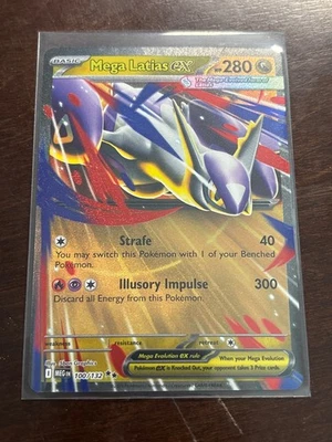 Mega Latias EX – 100/132 Roaring Skies 2015 – Full Art Ultra Rare Pokémon Card – - Image 1 of 2