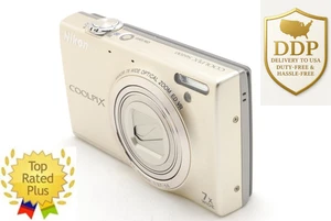 【TOP MINT】Nikon COOLPIX Silver S6100 16.0 MP Compact Digital Camera From Japan - Picture 1 of 9